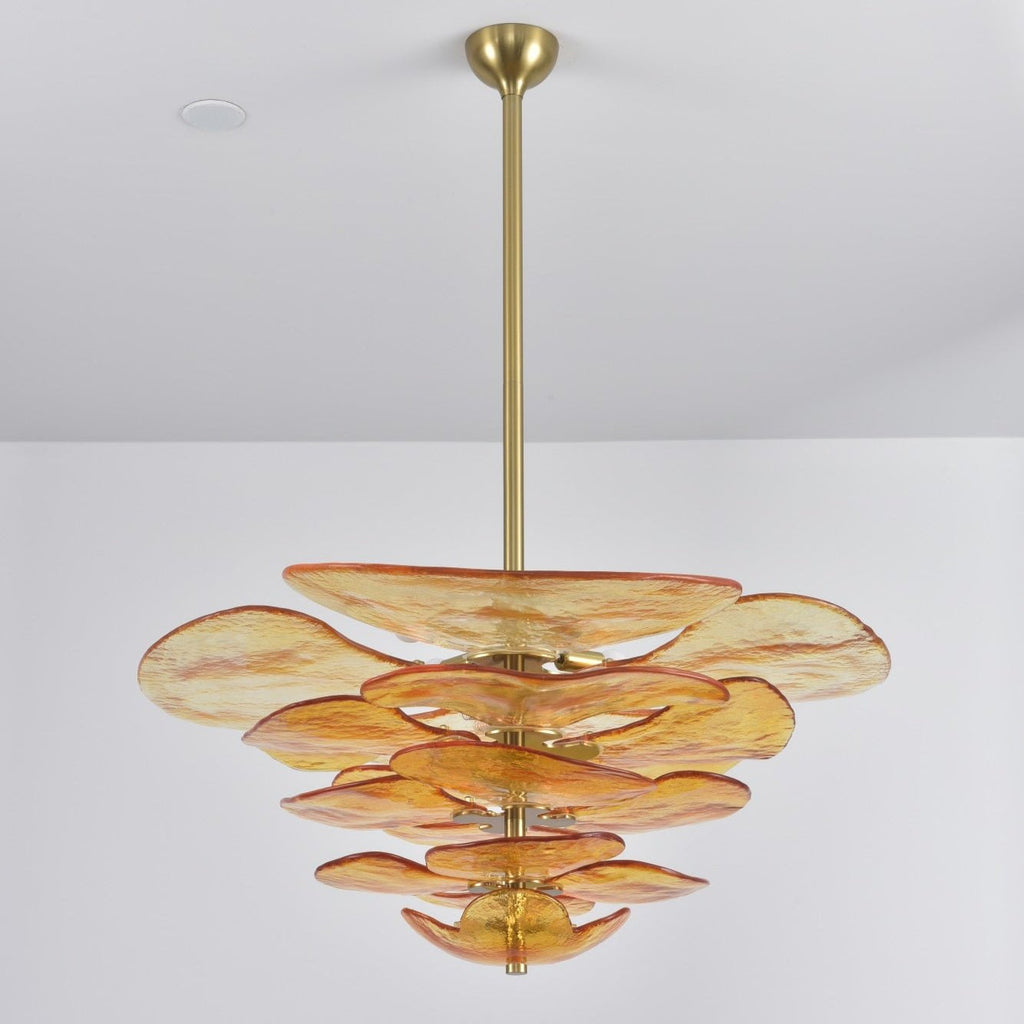 Люстра Petals Gold Murano