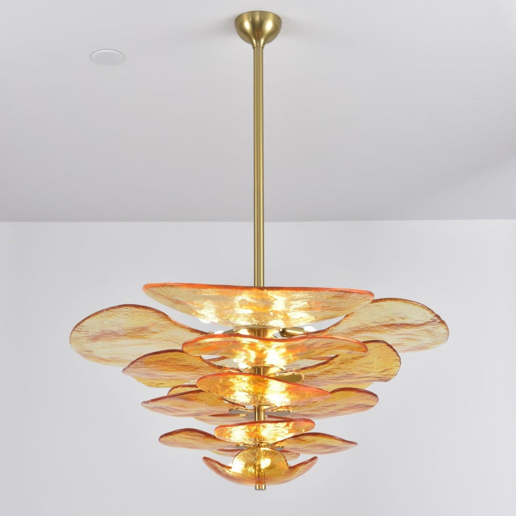 Люстра Petals Gold Murano