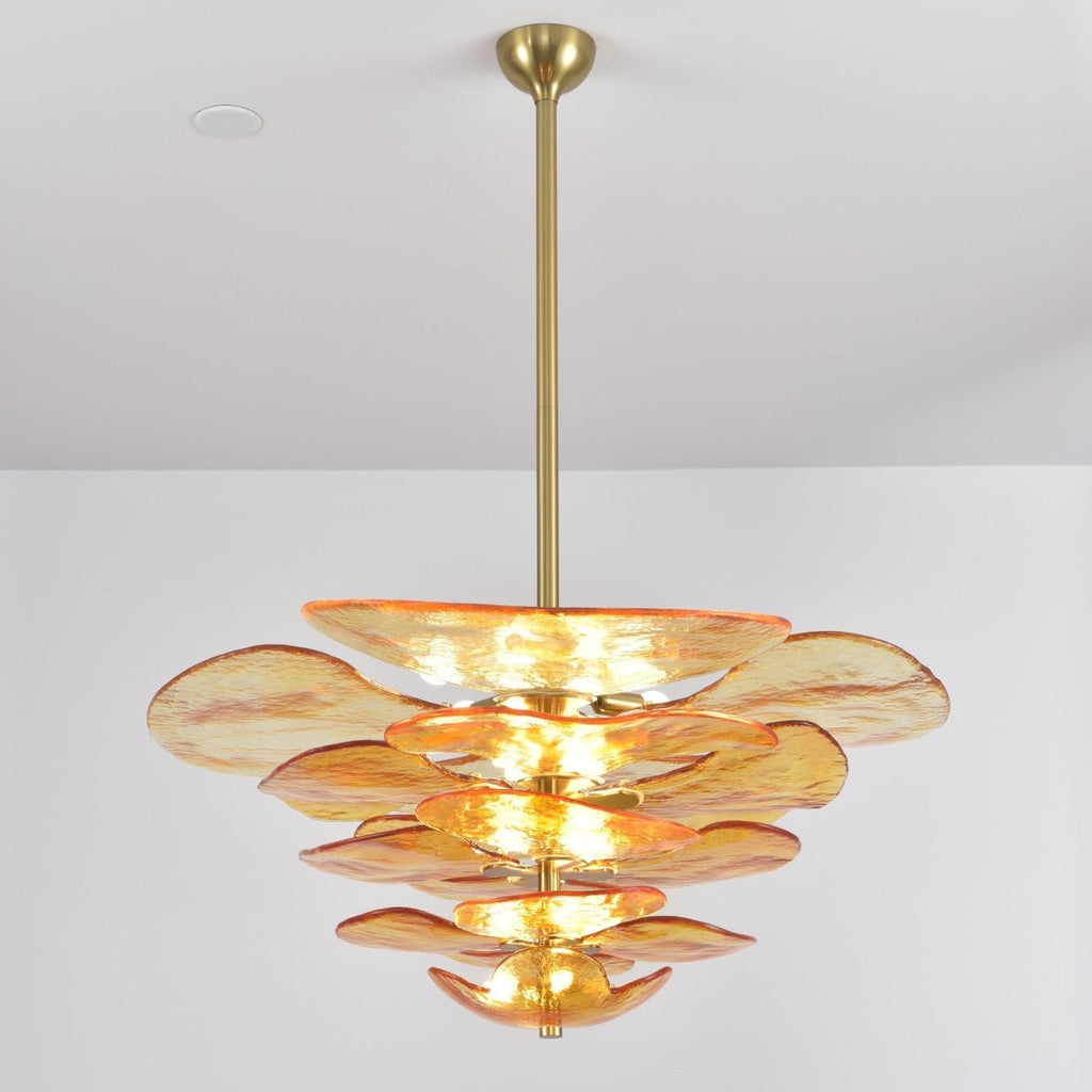 Люстра Petals Gold Murano