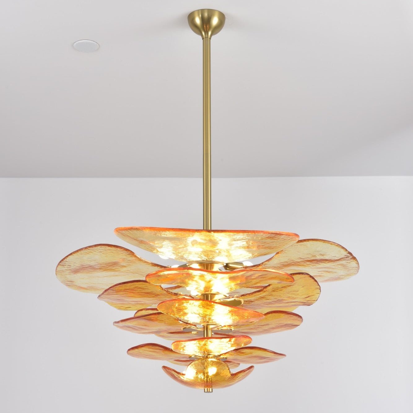 Люстра Petals Gold Murano