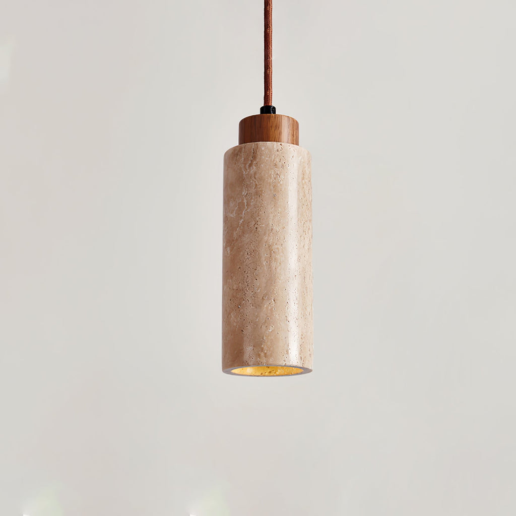 Solvara Travertine Pendant Lamp - DEPRIMO