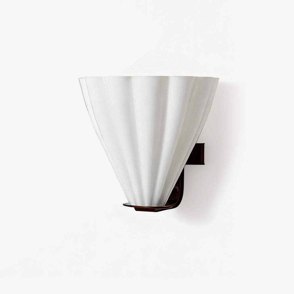Fan Shaped Glass Wall Sconce - Vakkerlight