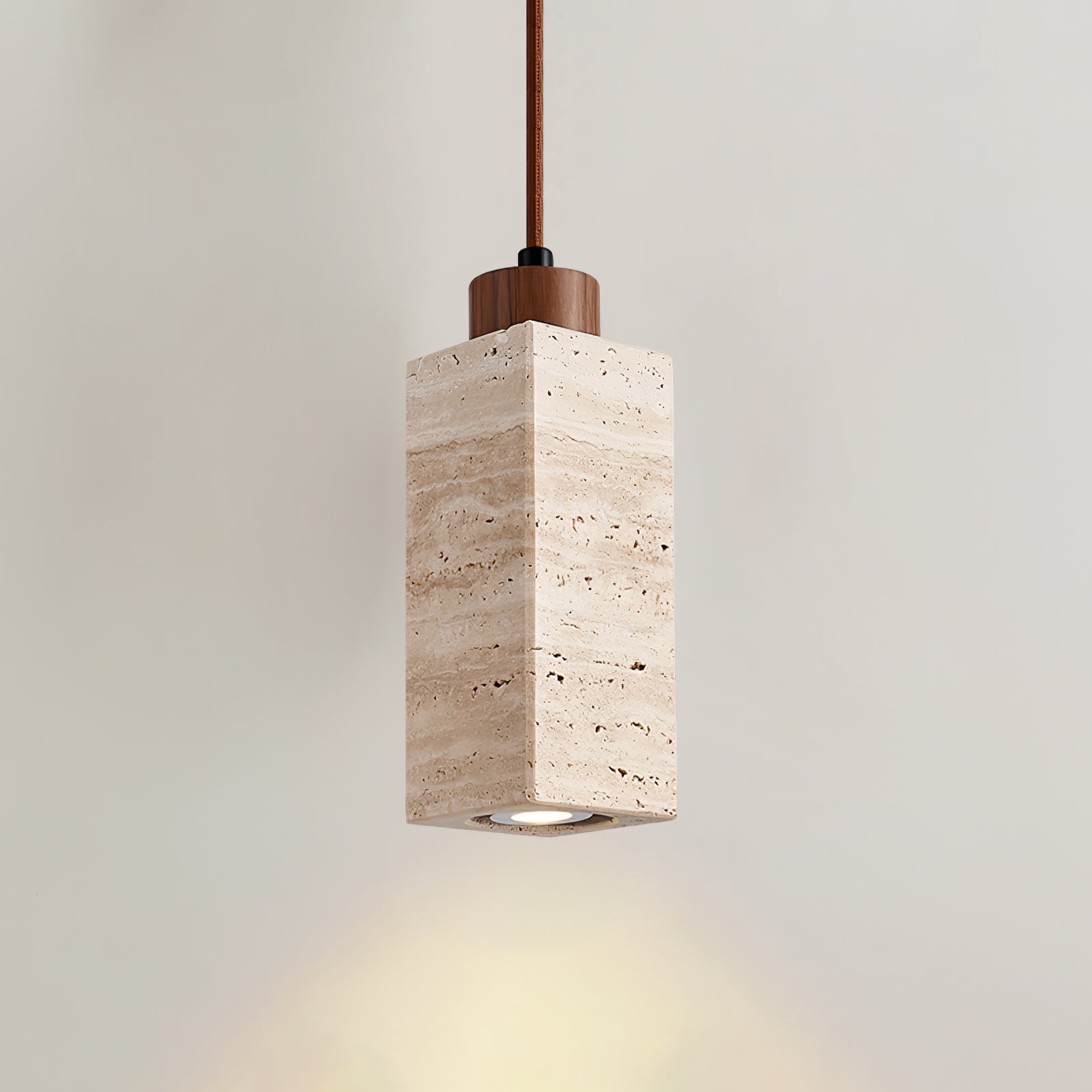 Solvara Travertine Pendant Lamp - DEPRIMO