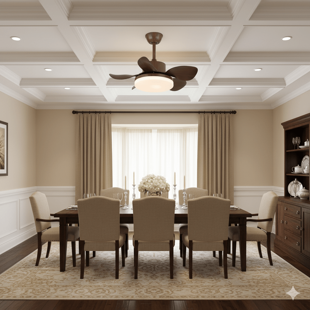 Terra Walnut Ceiling Fan Light