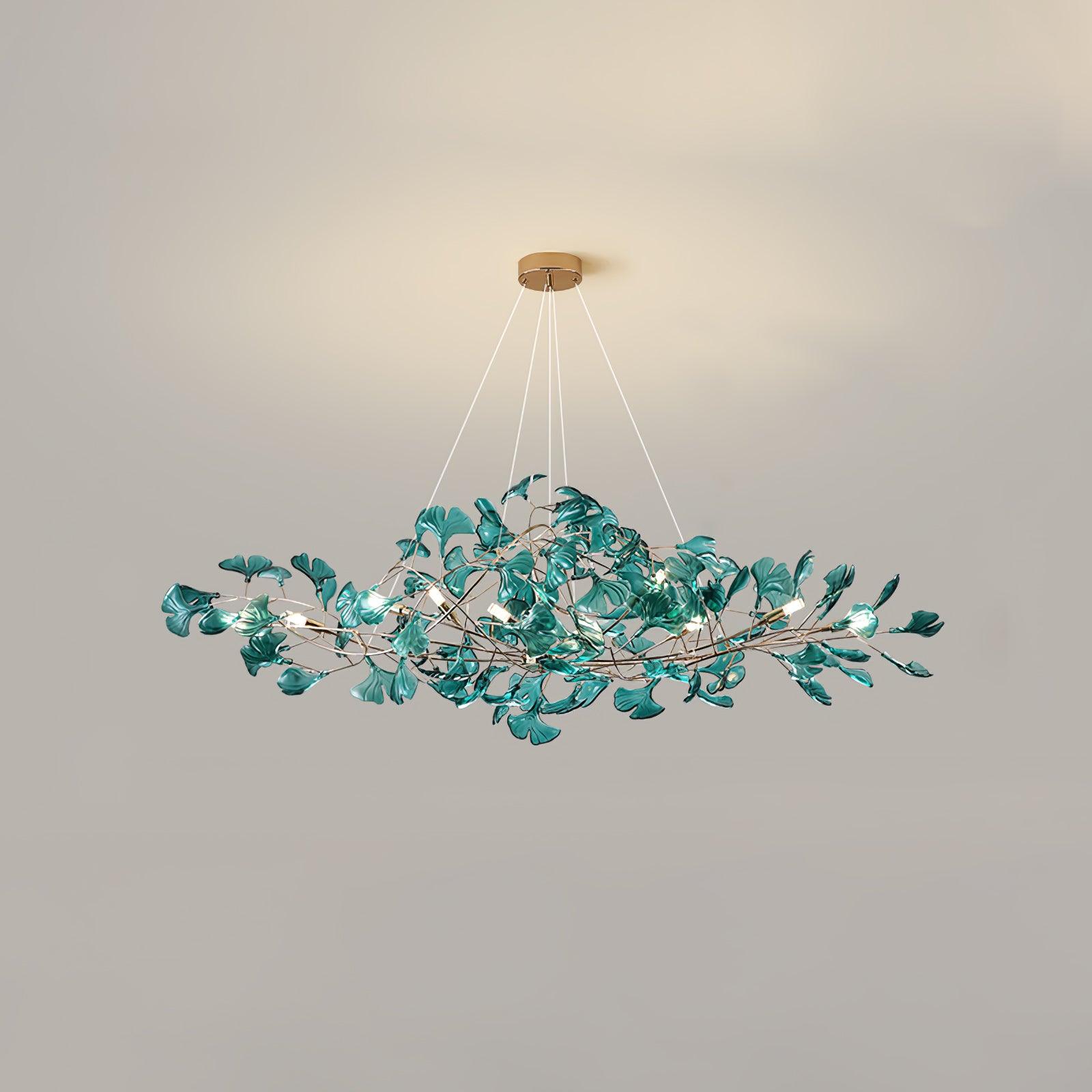 Acrylic Ginkgo Leaf Chandelier - Vakkerlight