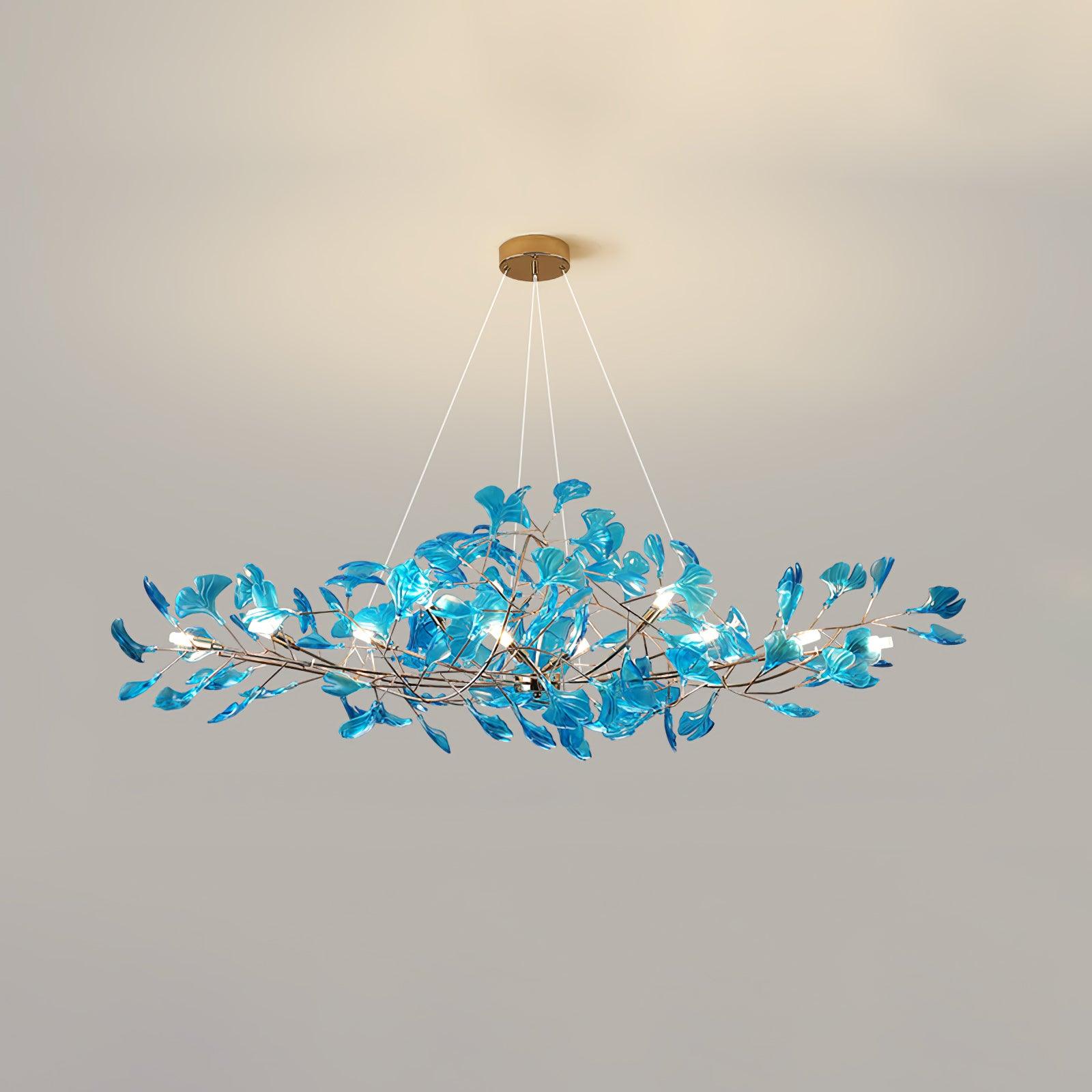 Acrylic Ginkgo Leaf Chandelier - Vakkerlight