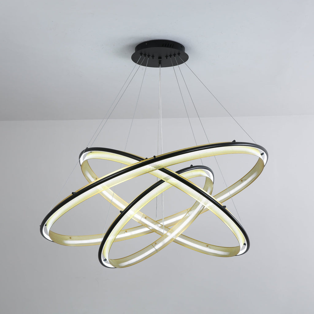 Acrylic LED Round Chandelier