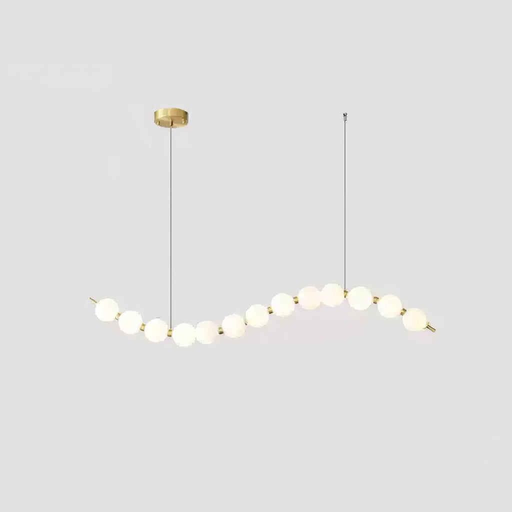 Acrylic Pearl Necklace Chandelier - DEPRIMO