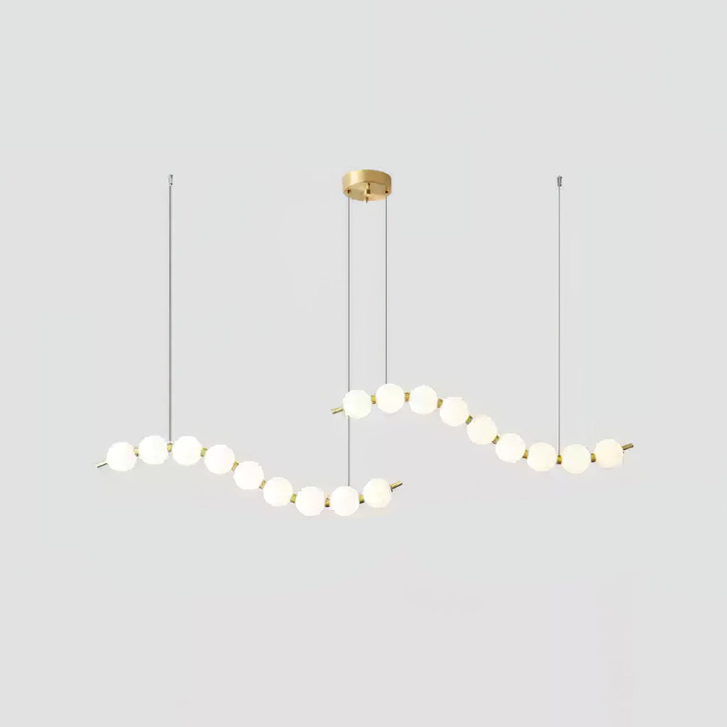 Acrylic Pearl Necklace Chandelier - DEPRIMO