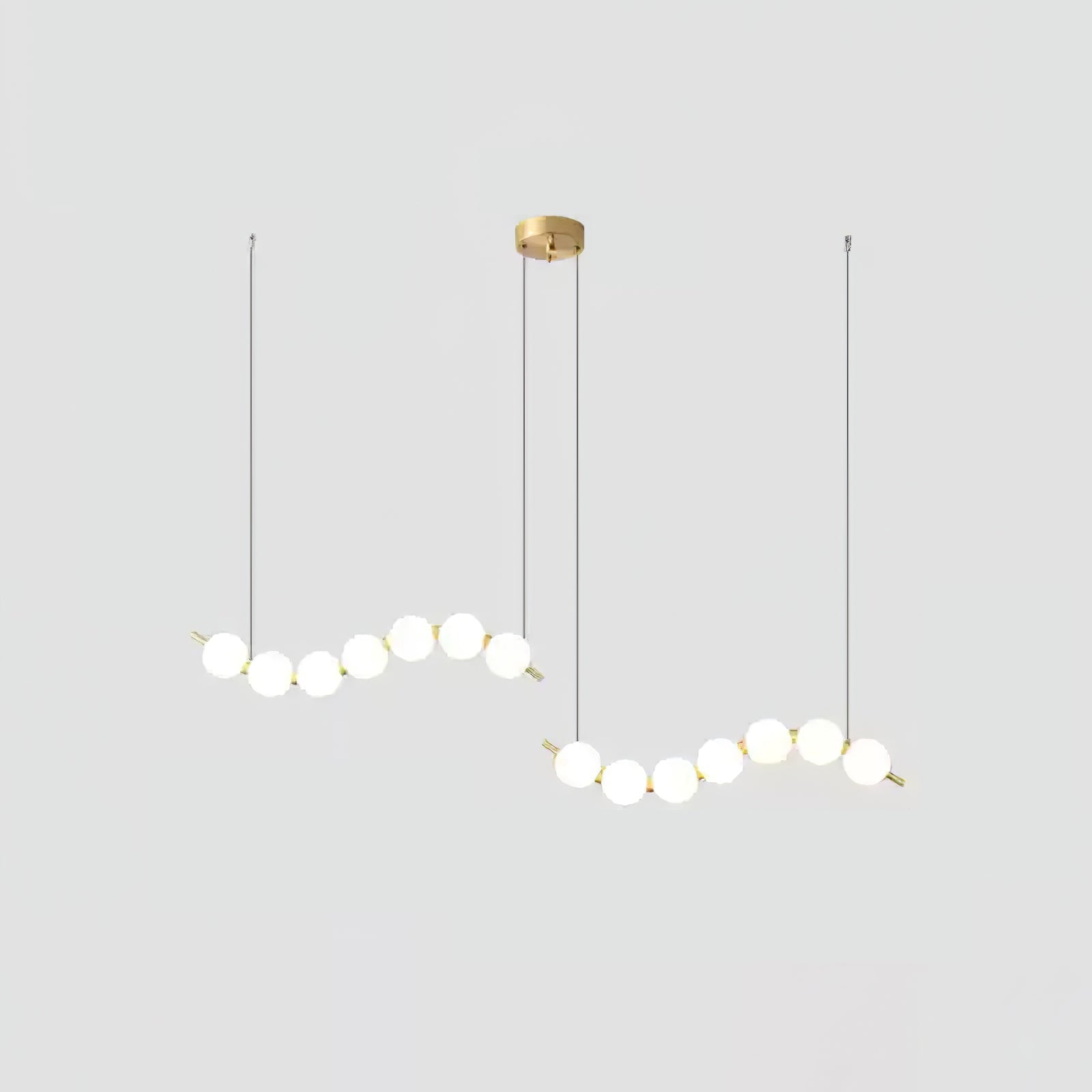 Acrylic Pearl Necklace Chandelier - DEPRIMO