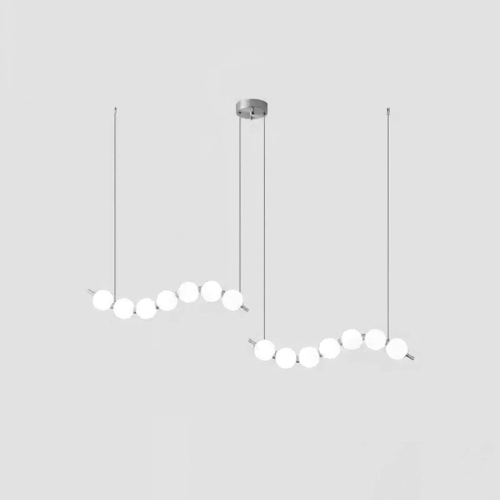 Acrylic Pearl Necklace Chandelier - DEPRIMO