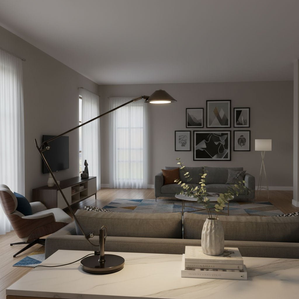 Adjustable Black Office Task Lamp