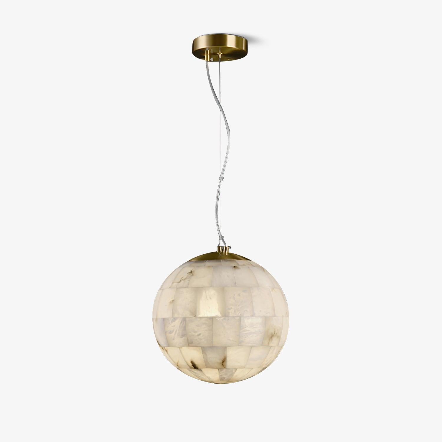 Alabaster Ball Pendant Light - Vakkerlight