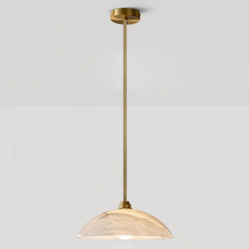 Alabaster Dome Pendant Lamp - DEPRIMO