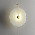 Alabaster LED Plug-In Wall Lamp - DEPRIMO