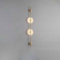 Alabaster Orb Vertical Wall Sconce - DEPRIMO