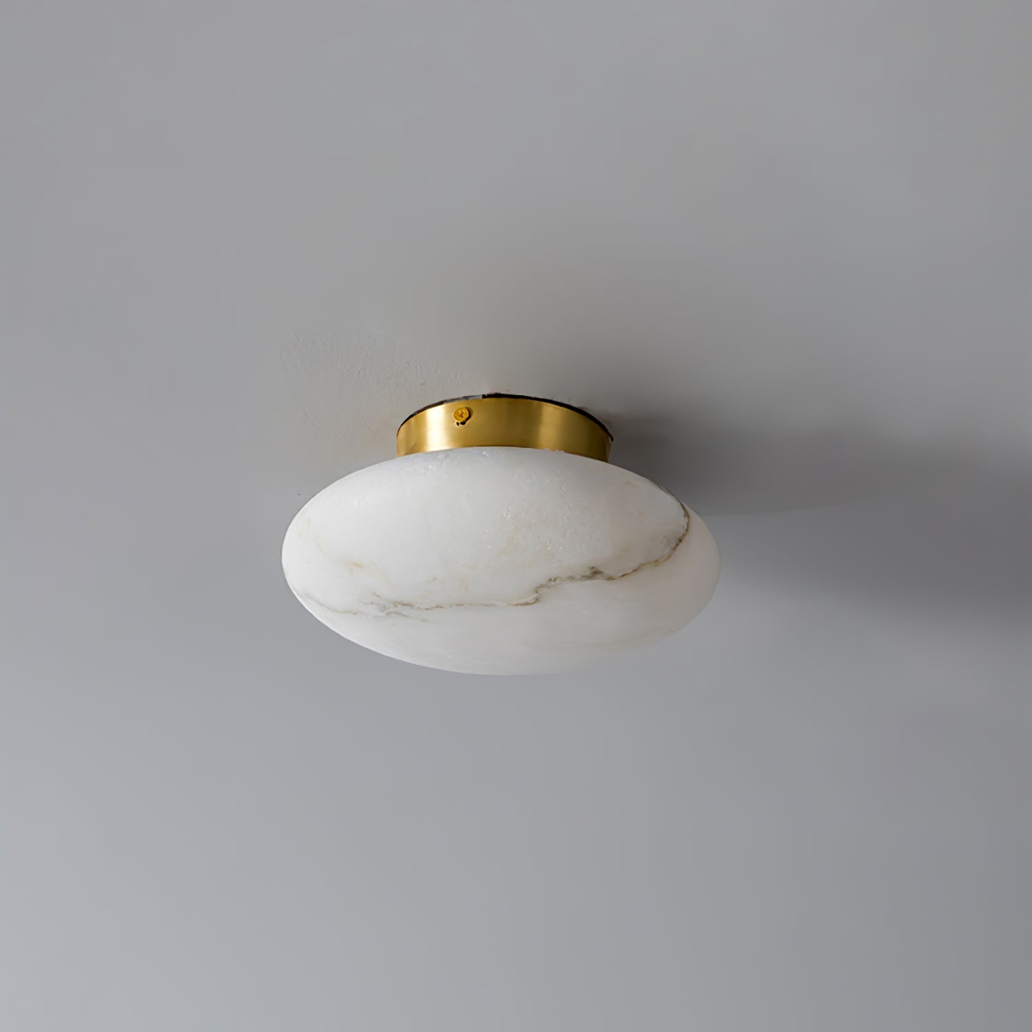 Овальний стельовий світильник Alabaster