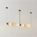 Alabaster Pebble Linear Chandelier - DEPRIMO