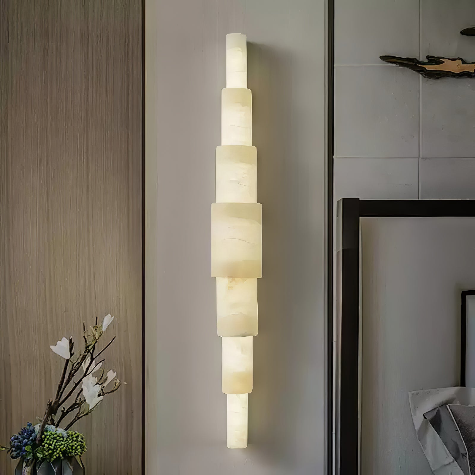 Настінний світильник Alba Cascade Alabaster