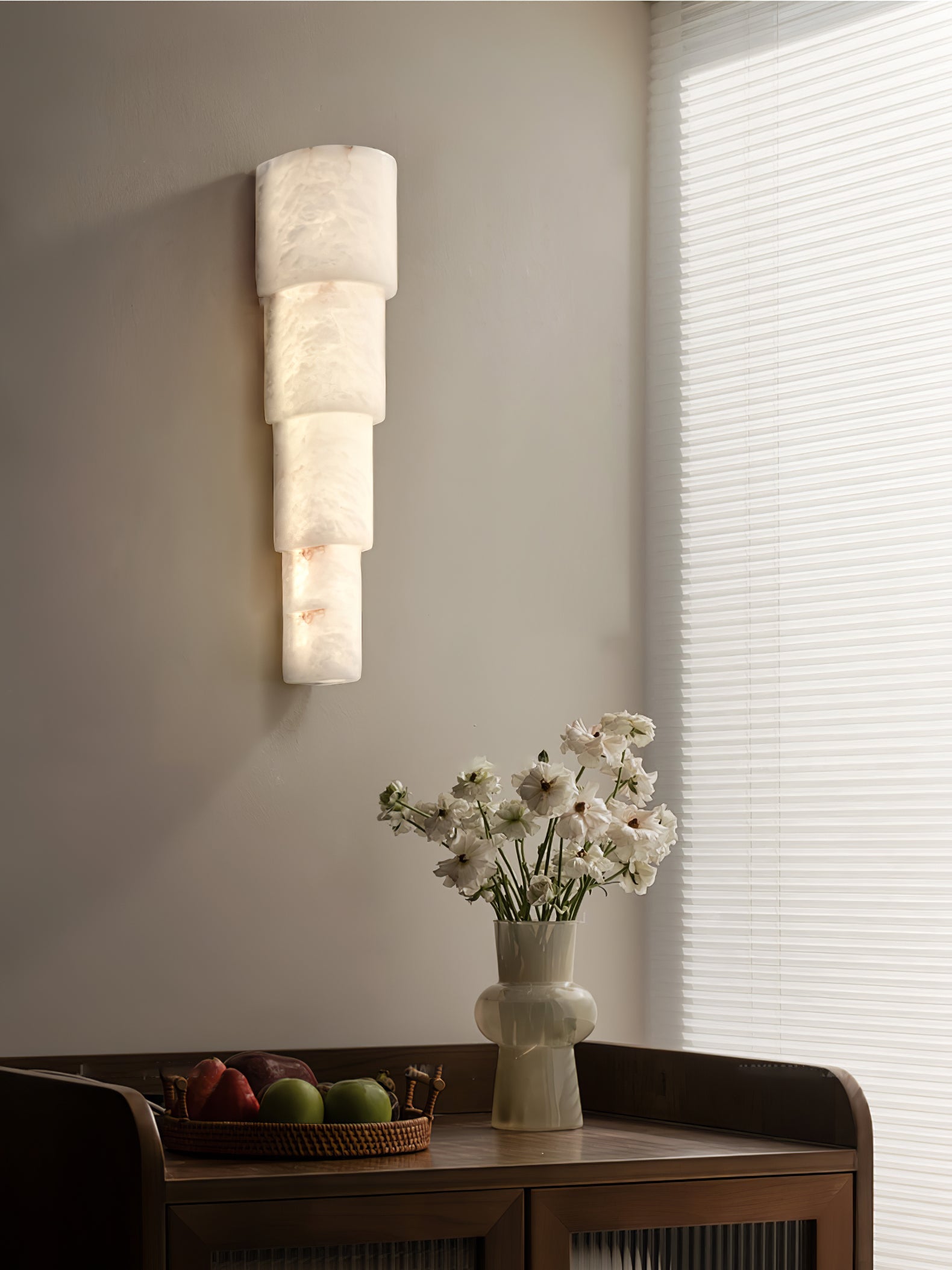 Настінний світильник Alba Cascade Alabaster