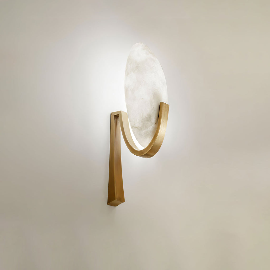Alice Alabaster Plug - in Wall Lamp - DEPRIMO