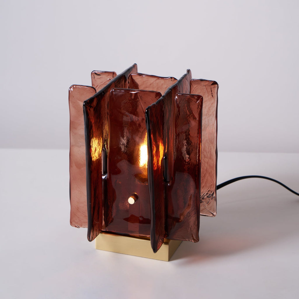 Amber Building Block Table Lamp - DEPRIMO