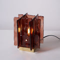 Amber Building Block Table Lamp - DEPRIMO