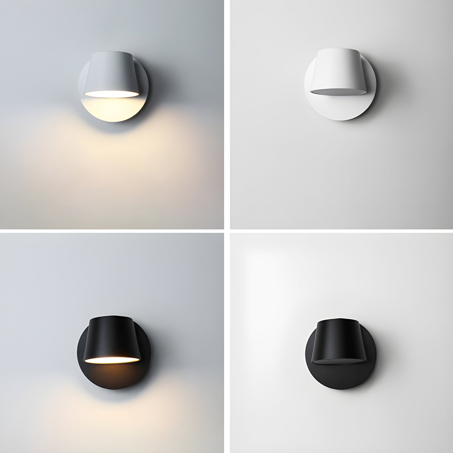 Настінний світильник, що підключається, з регульованим кутом нахилу