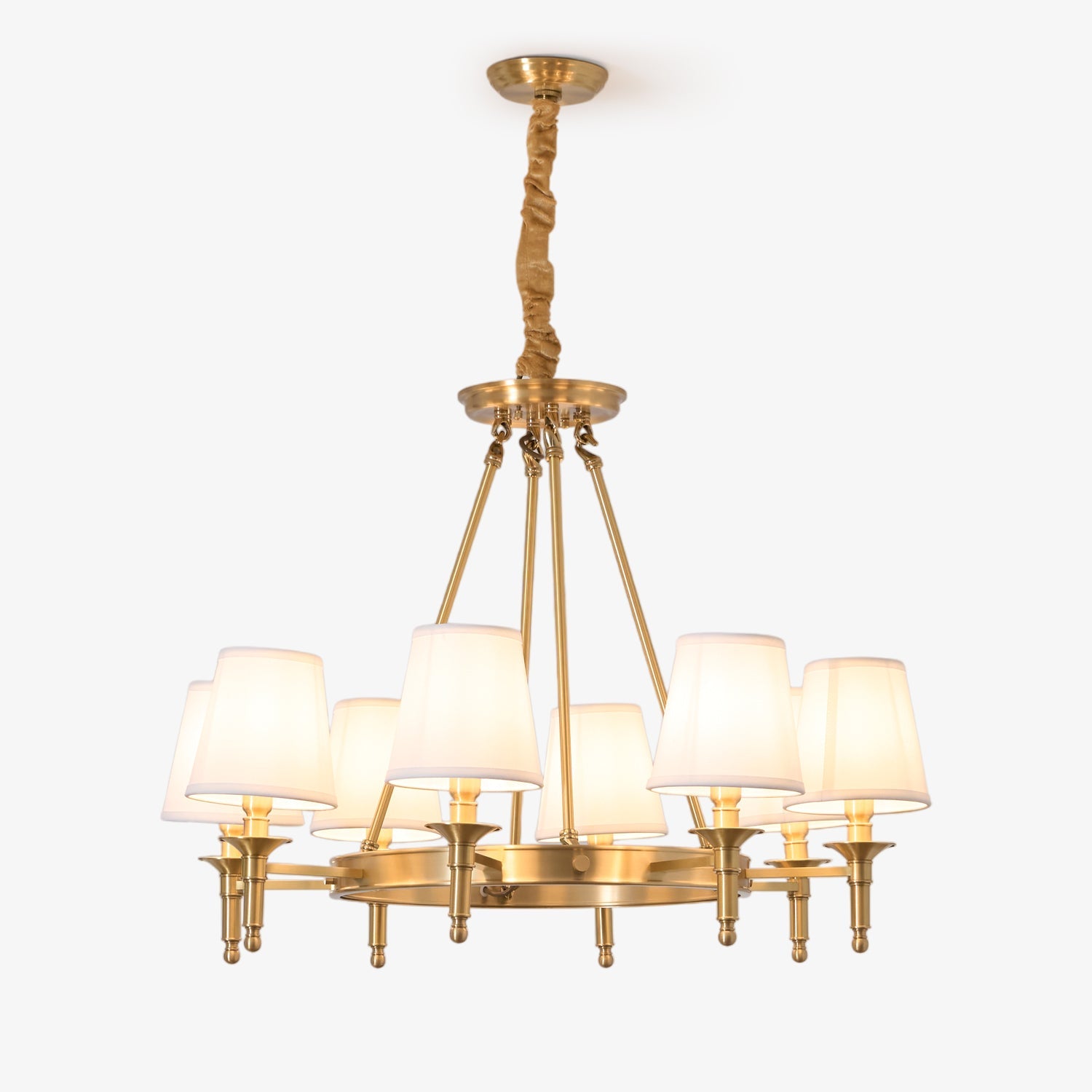 Antique Brass Chandelier