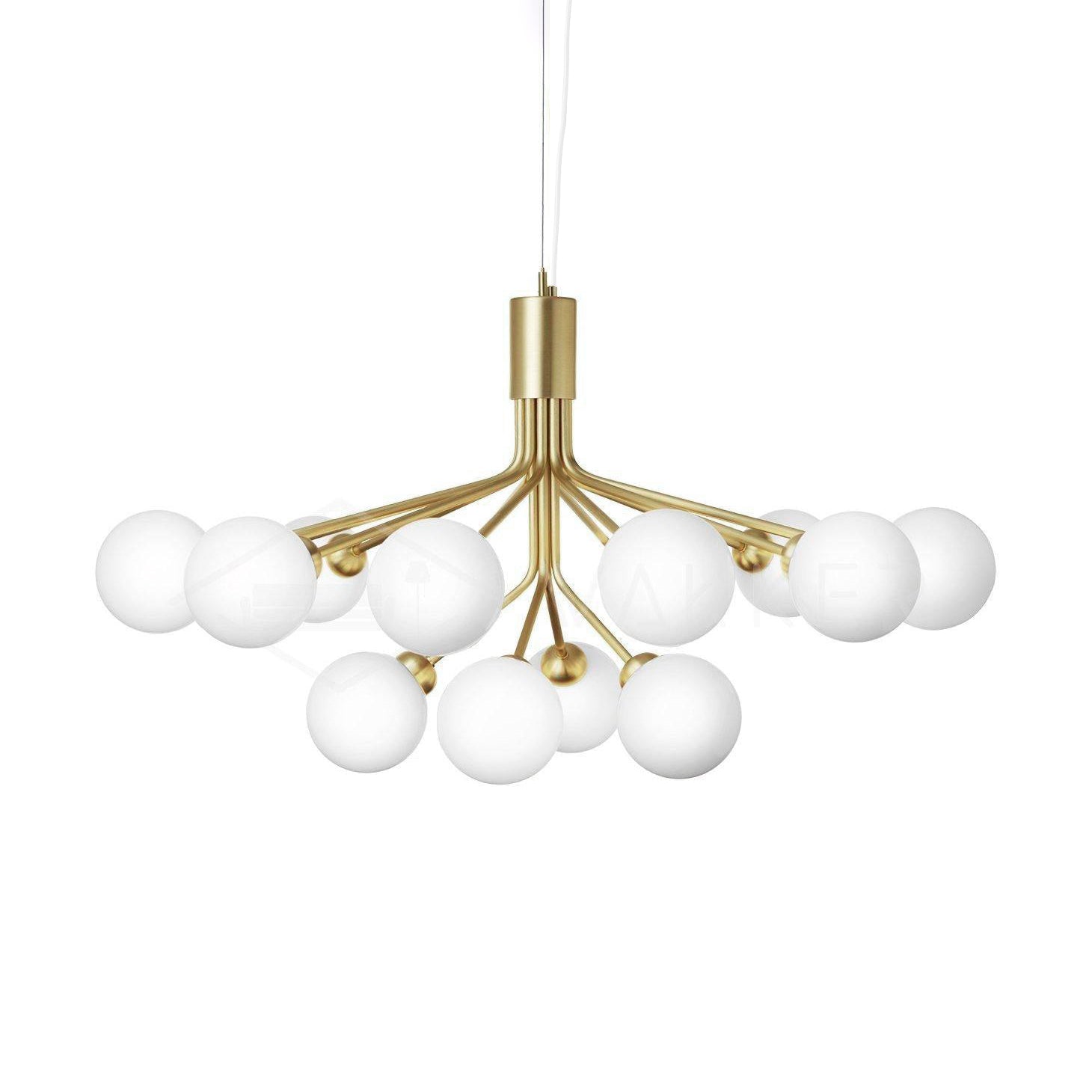 Glass Sphere Cluster Chandelier - DEPRIMO