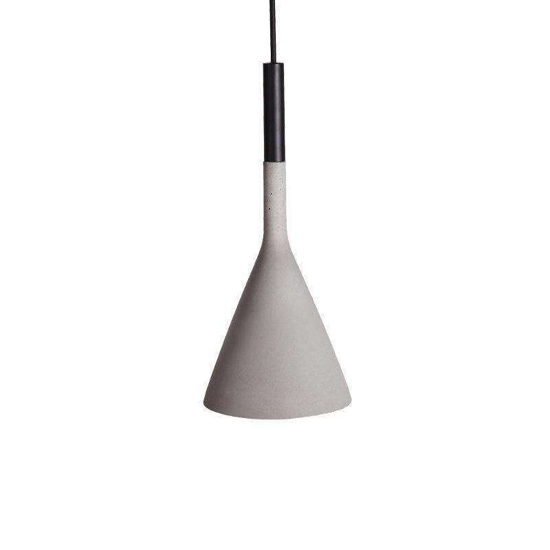 Conical Concrete Pendant Light - DEPRIMO