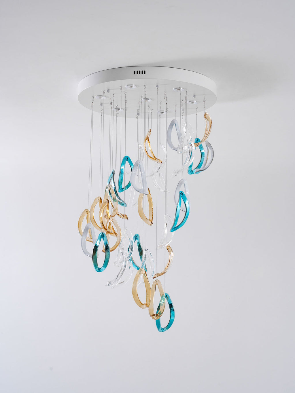 Подвесная люстра Aqua Ripple Glass Art на заказ