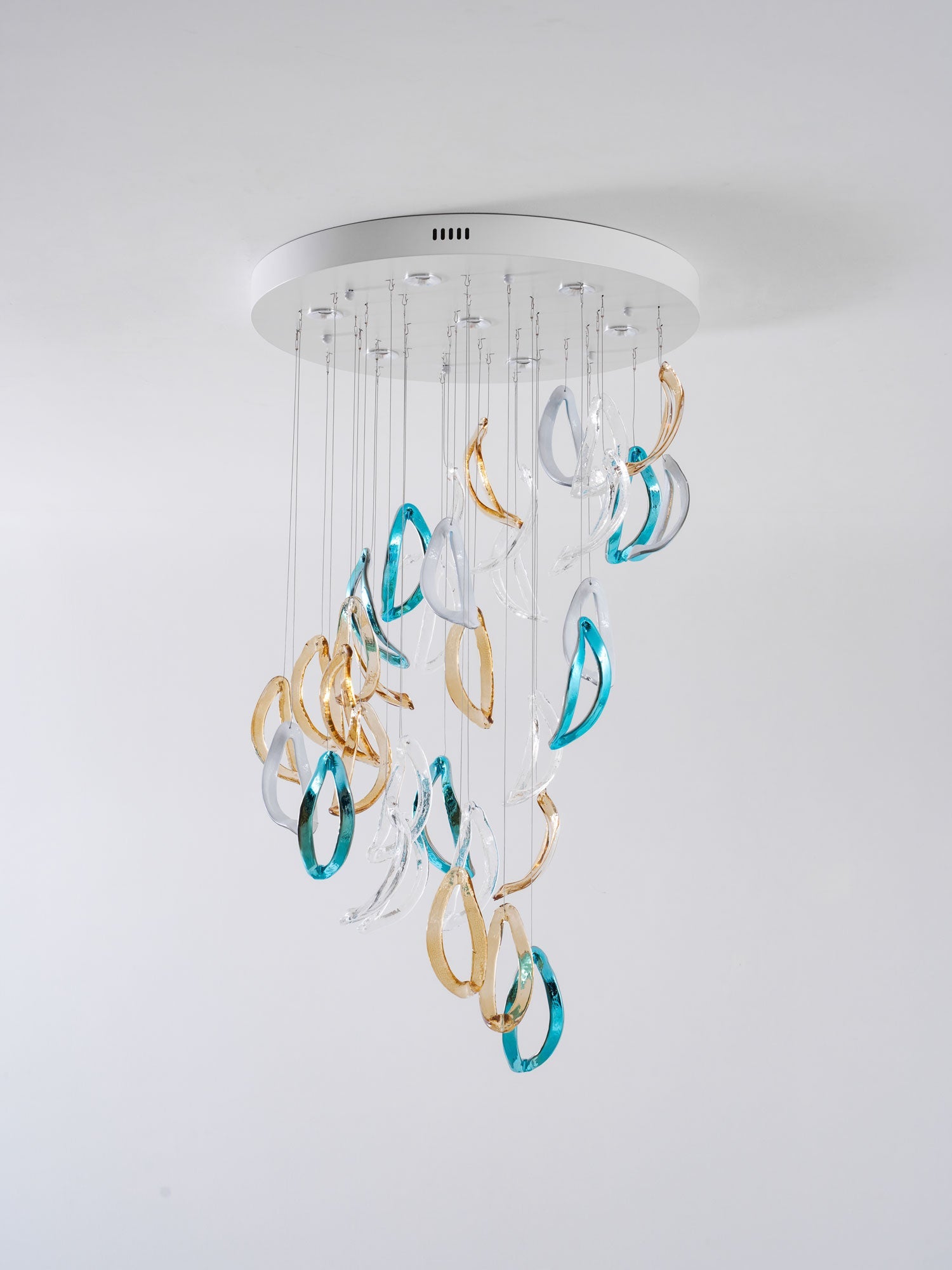 Подвесная люстра Aqua Ripple Glass Art на заказ