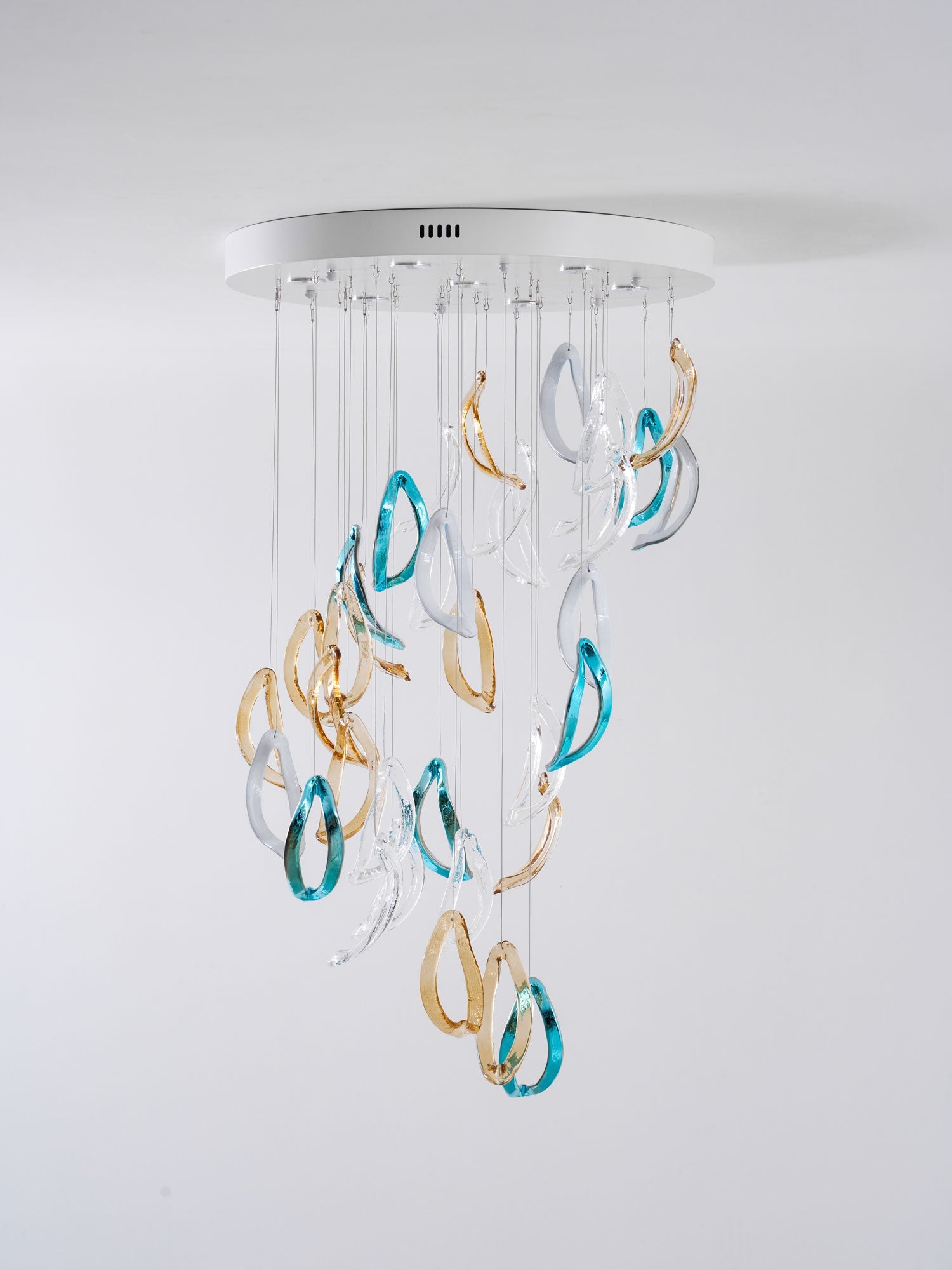 Подвесная люстра Aqua Ripple Glass Art на заказ