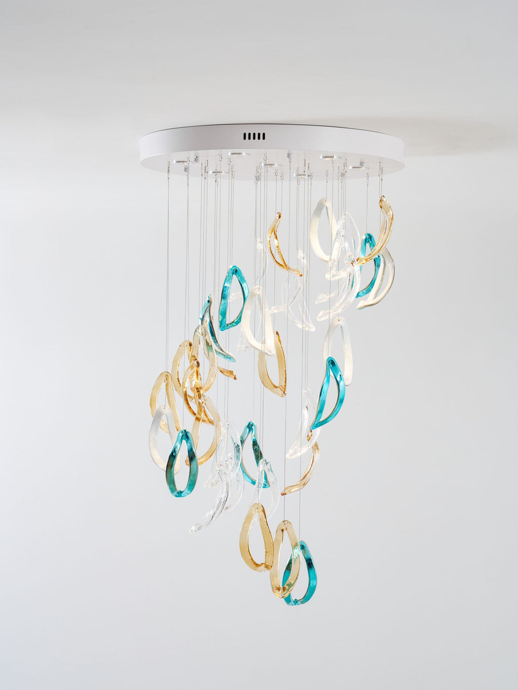 Подвесная люстра Aqua Ripple Glass Art на заказ