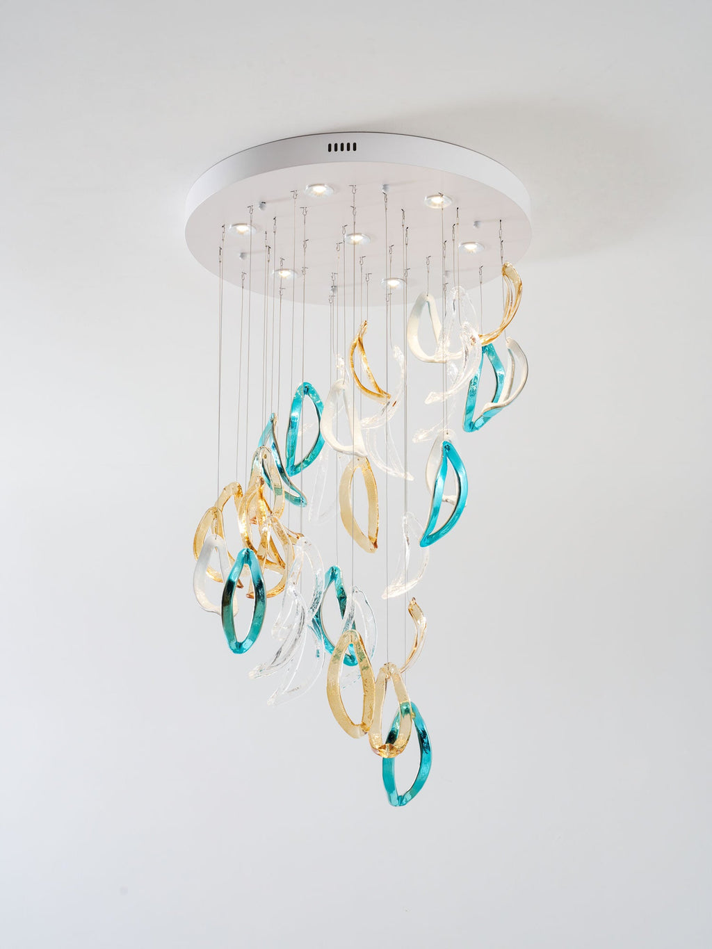 Подвесная люстра Aqua Ripple Glass Art на заказ