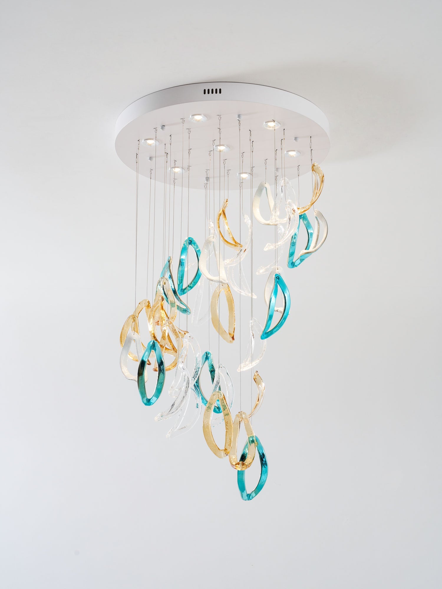 Подвесная люстра Aqua Ripple Glass Art на заказ