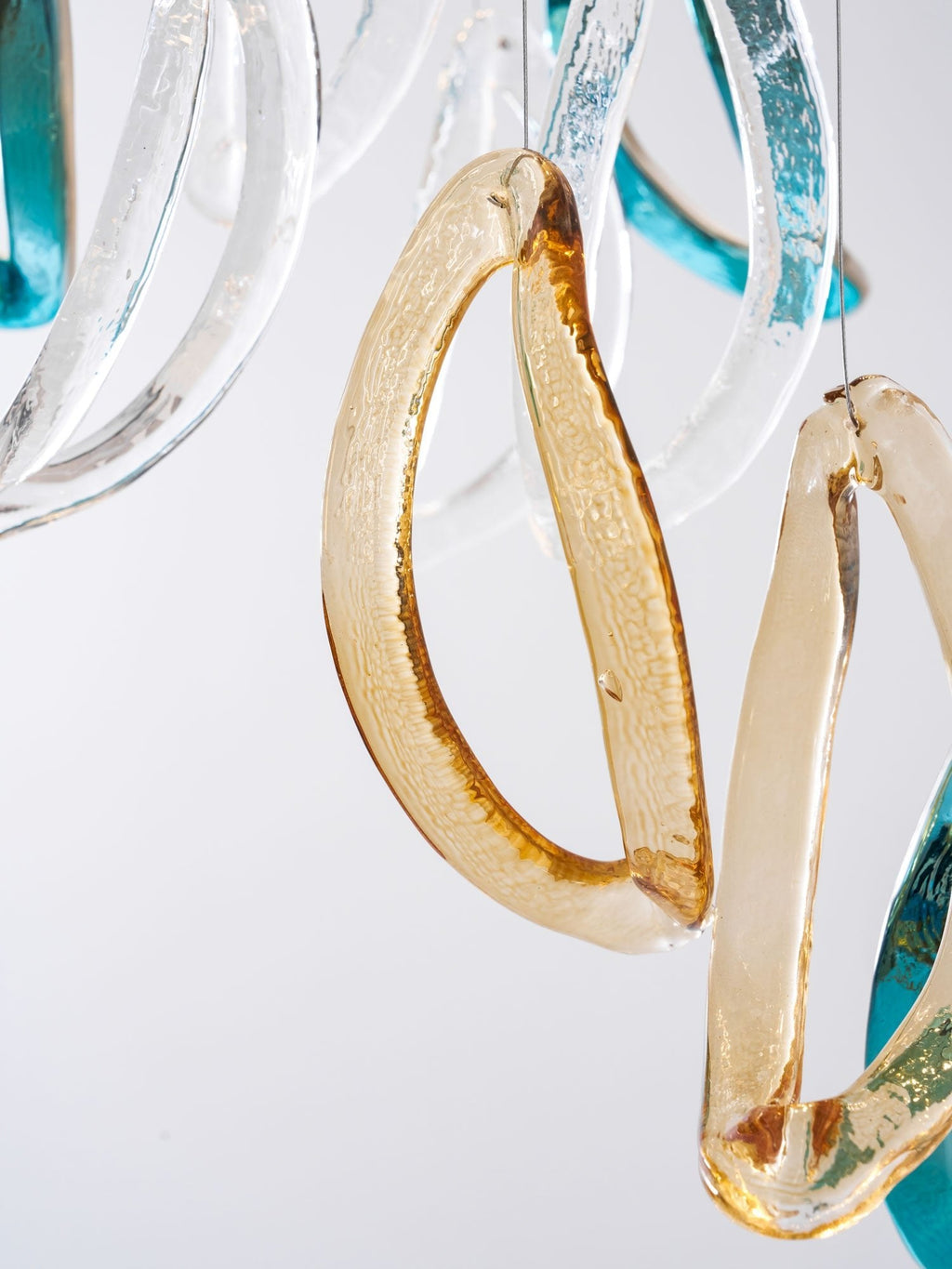 Подвесная люстра Aqua Ripple Glass Art на заказ