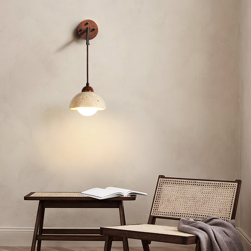 Arched Travertine Wall Light