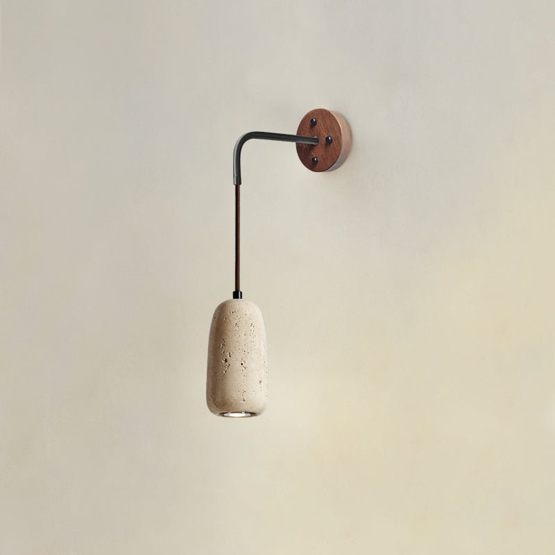 Arched Travertine Wall Light - DEPRIMO