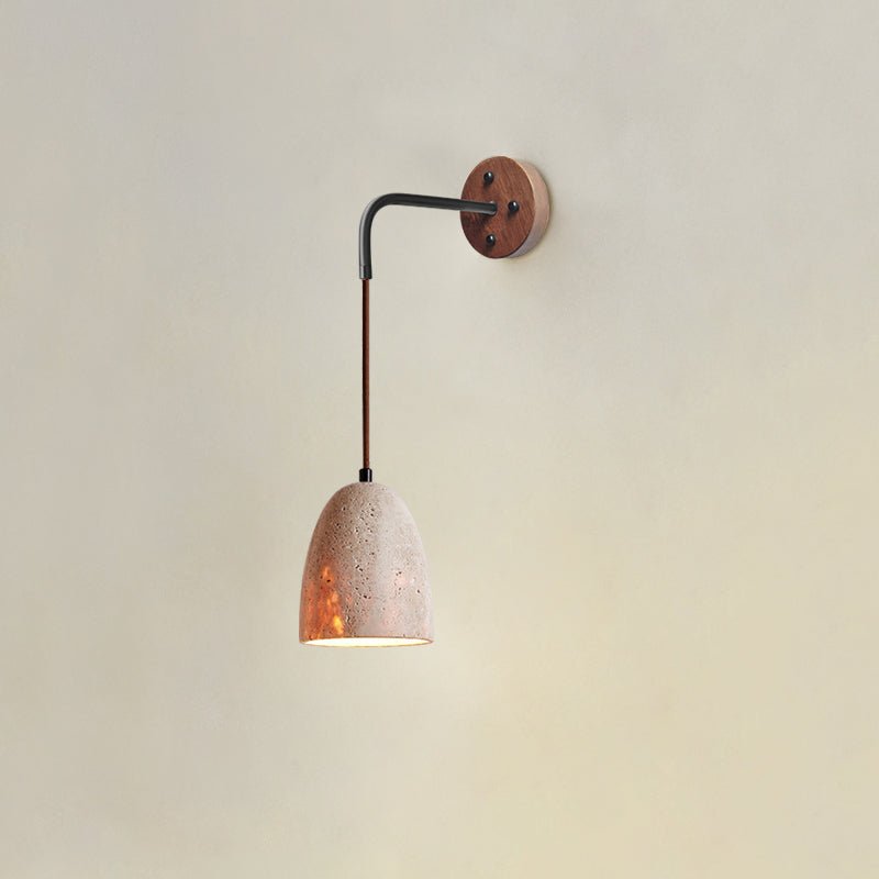 Arched Travertine Wall Light - DEPRIMO