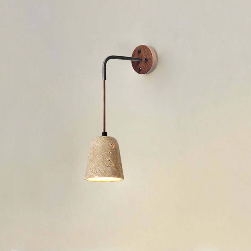 Arched Travertine Wall Light - DEPRIMO