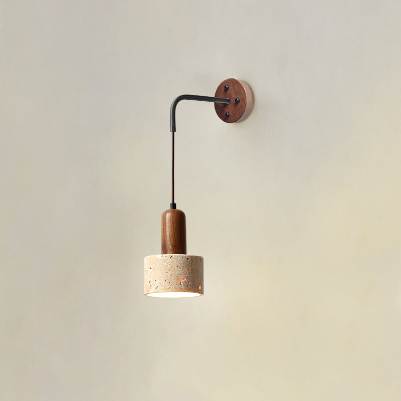 Arched Travertine Wall Light - DEPRIMO