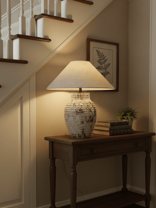 Arden Textured Clay Table Lamp