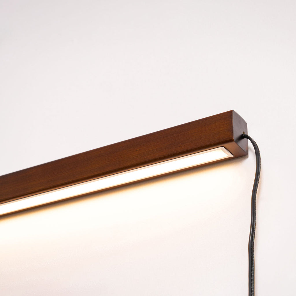 Настінний світильник Arlo Linear Wood Plug-in
