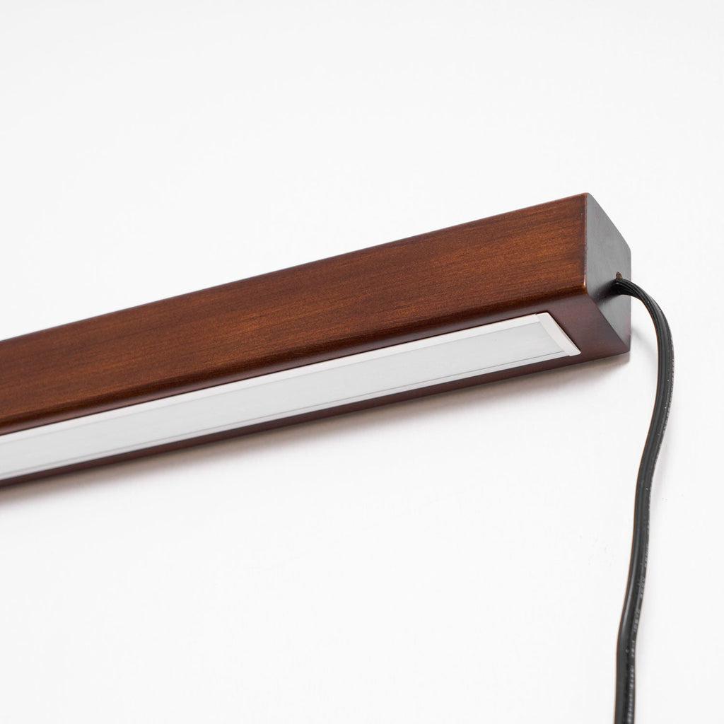 Настінний світильник Arlo Linear Wood Plug-in