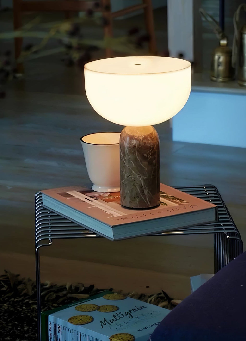 Настільна лампа Arno Sphere Marble
