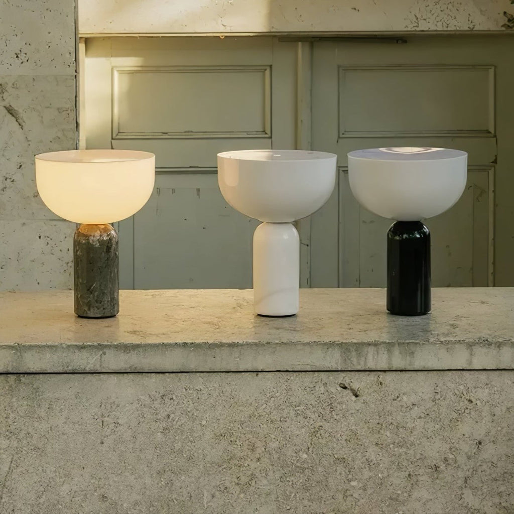 Настільна лампа Arno Sphere Marble