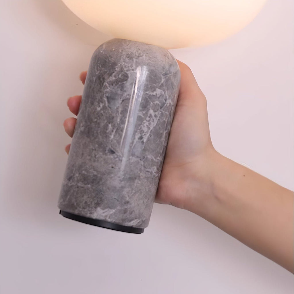 Настільна лампа Arno Sphere Marble