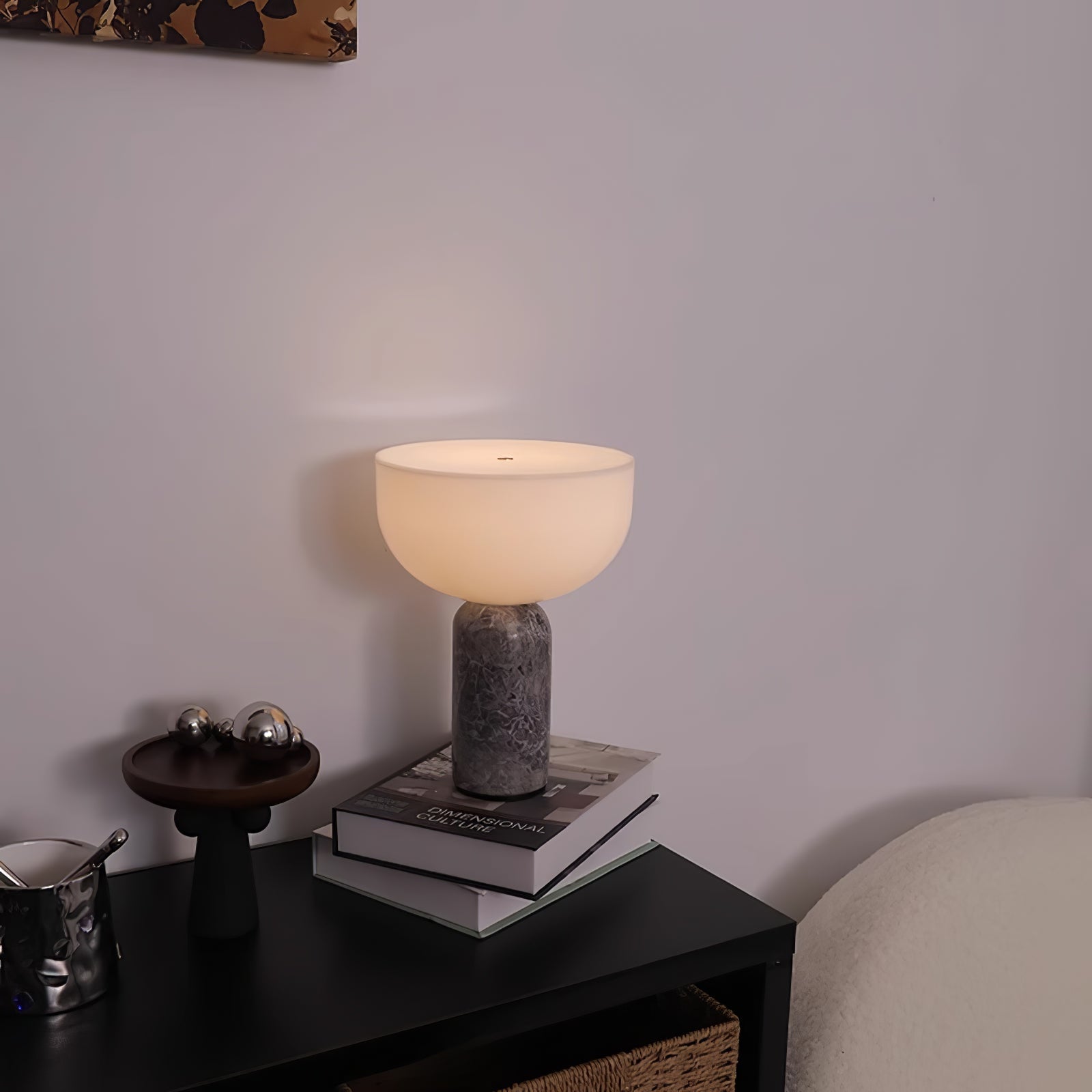 Настільна лампа Arno Sphere Marble
